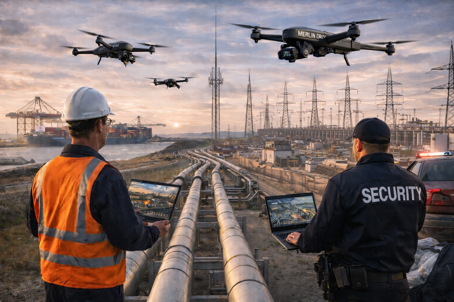 Critical infrastructure drone operations
